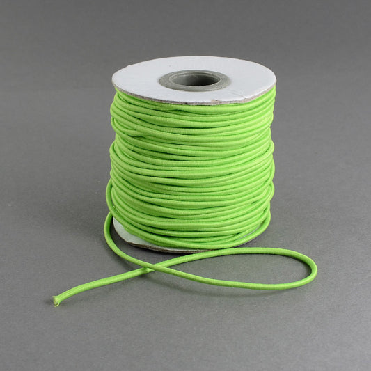 Light Green Elastic Cord 2mm Round 40m Roll