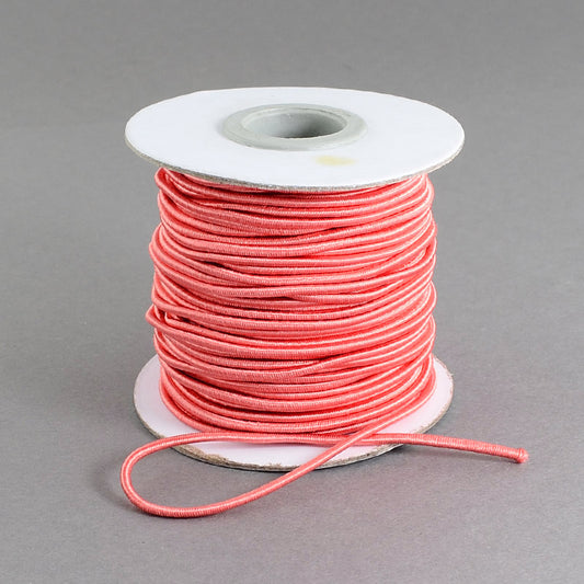 Salmon Elastic Cord 2mm Round 30m Roll