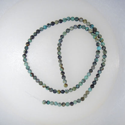 African Turquoise Round 4mm Beads