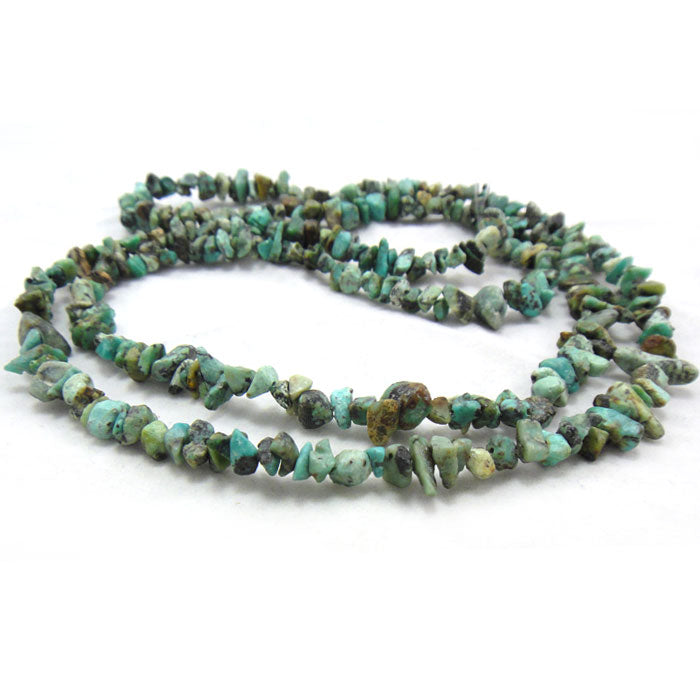 African Turquoise Chip Beads