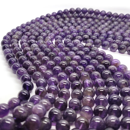 Amethyst 10mm Round Beads