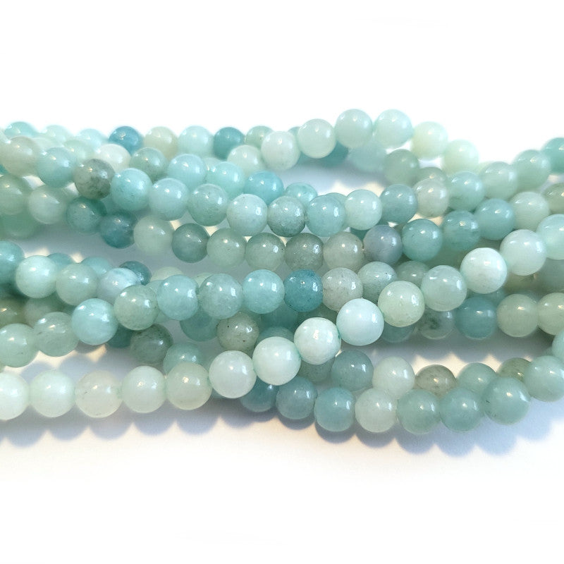 Amazonite 4mm Round Beads