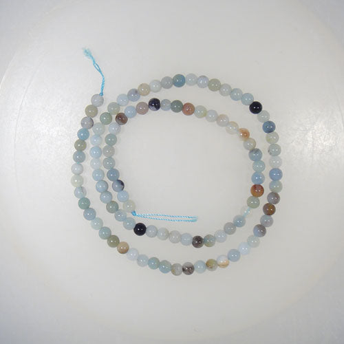 Multicolour Amazonite 4mm Round Beads