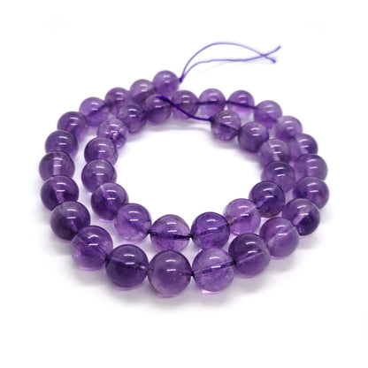 Amethyst 10mm Round Beads