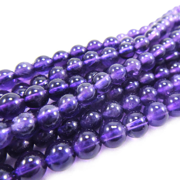 Amethyst 6mm Round Beads