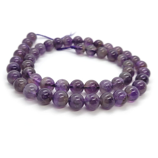 Amethyst 8mm Round Beads 