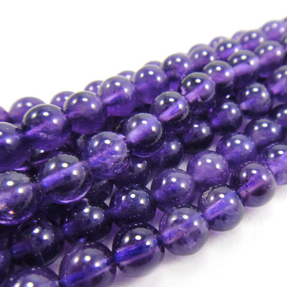 Amethyst 8mm Round Beads