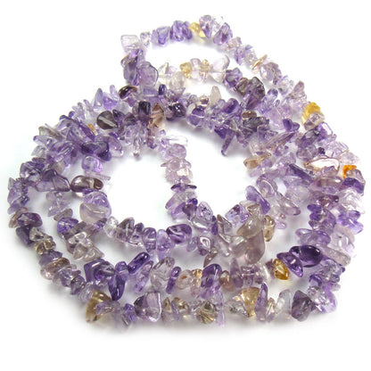 Ametrine Chip Beads