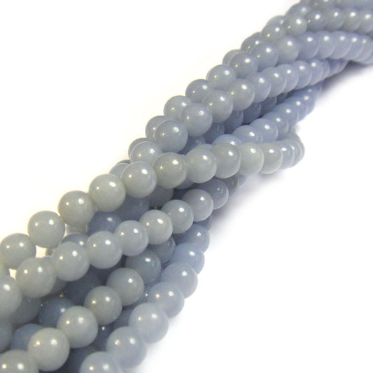 Angelite 4mm Round Beads