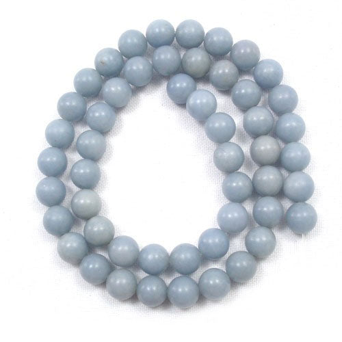 Angelite 8mm Round Beads