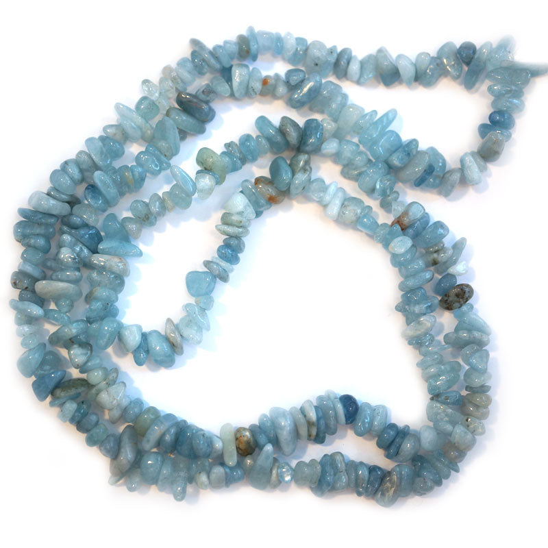 Aquamarine Chip Beads 