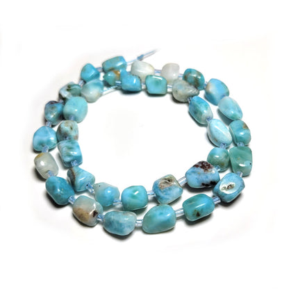 Larimar 10mm Nugget Beads