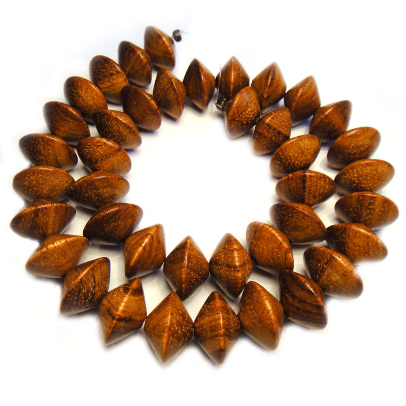 Bayong Large Saucer Wood Beads