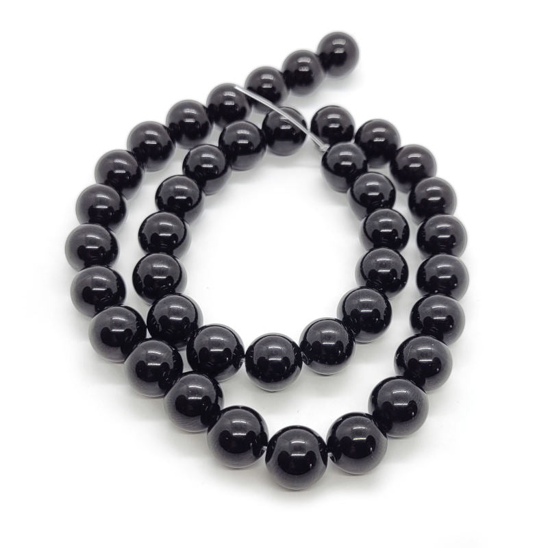 Black Obsidian 10mm Round Beads