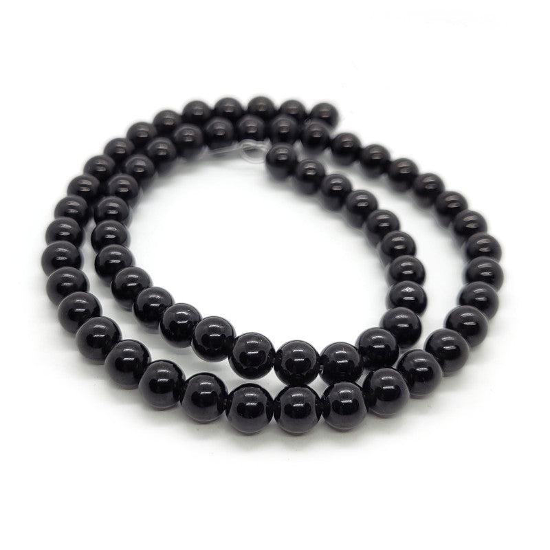 Black Obsidian 6mm Round Beads