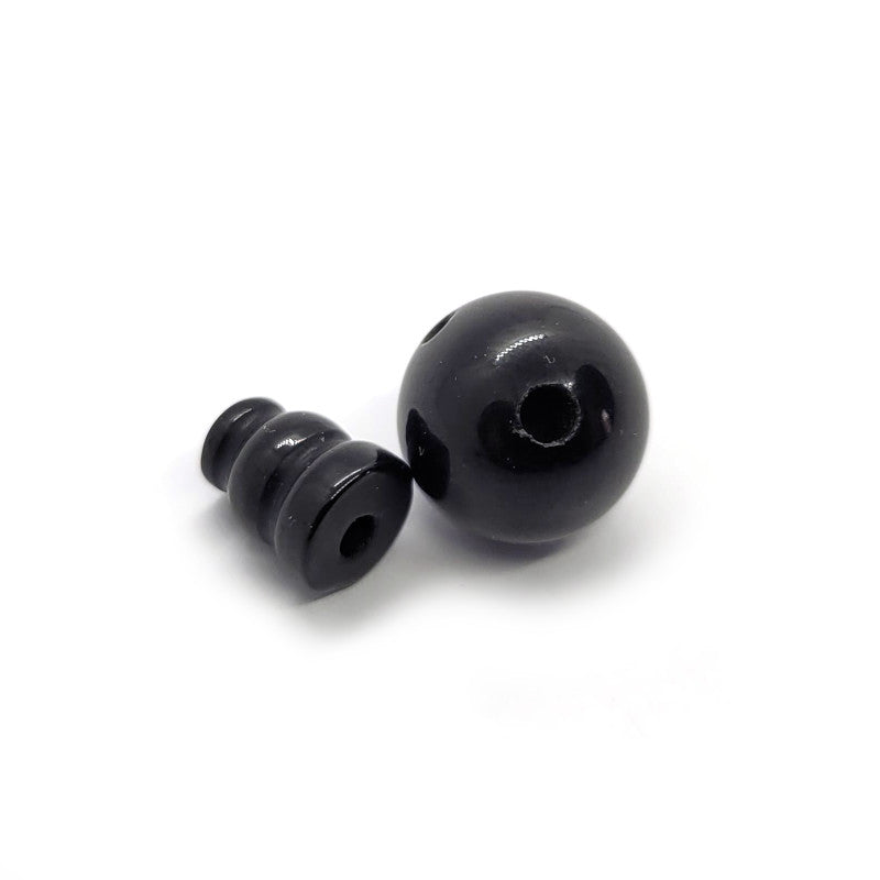 Black Onyx Guru Bead 10mm