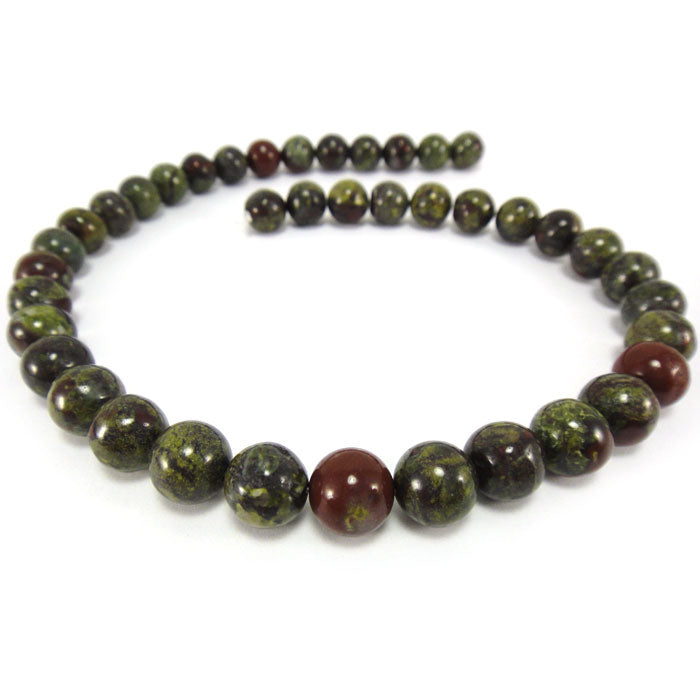 dragon blood jasper 10mm Round Beads