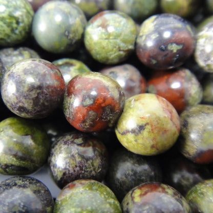 dragon blood jasper6mm Round Beads