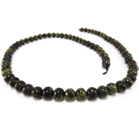 dragon blood jasper 6mm Round Beads