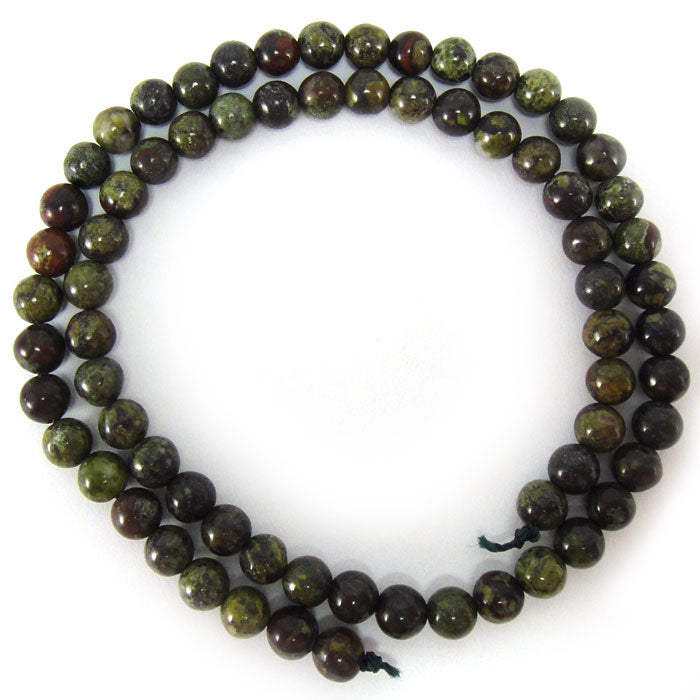 dragon blood jasper 6mm Round Beads