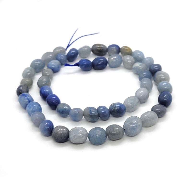 Blue Aventurine Small Nuggets Beads 8mm