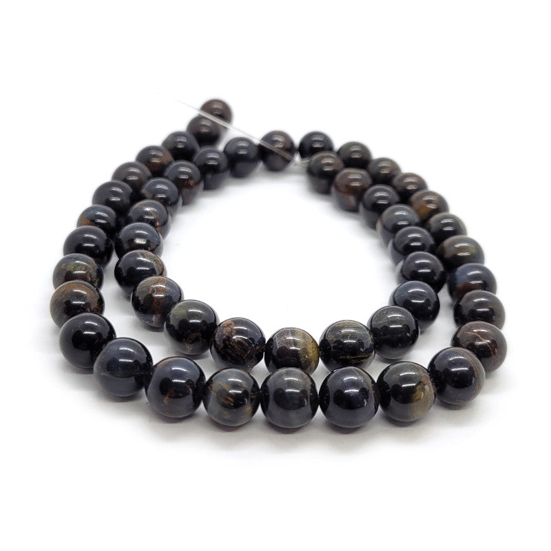 Blue Tiger Eye 8mm Round Beads