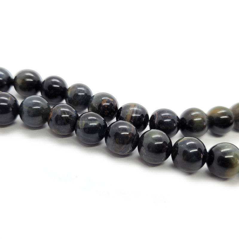 Blue Tiger Eye 8mm Round Beads