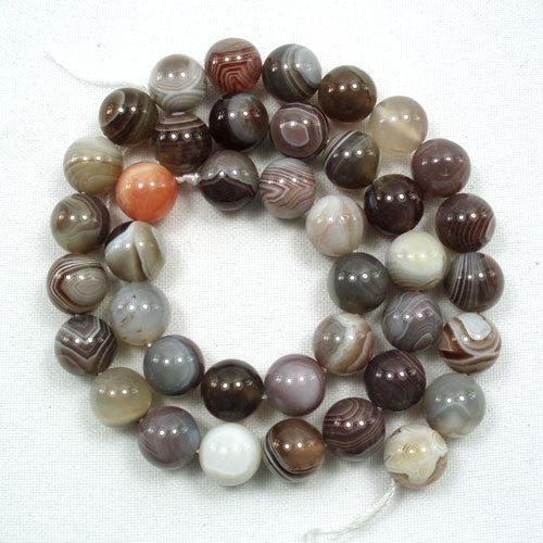 Botswana Agate 10mm Round Bead