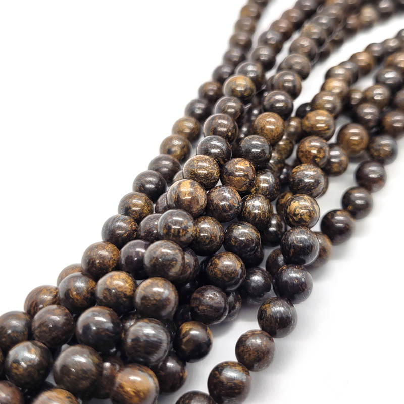 Bronzite 6mm Round Beads