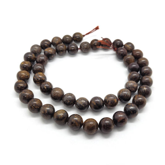 Bronzite 8mm Round Bead