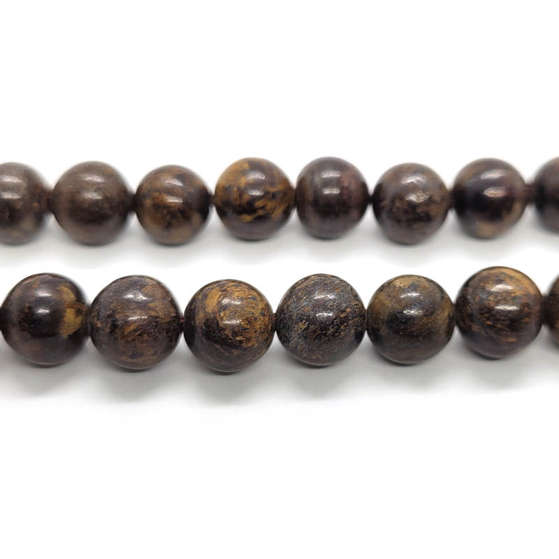 Bronzite 8mm Round Bead