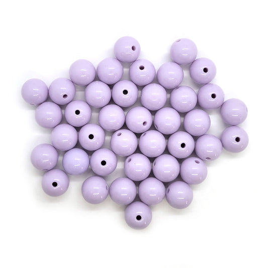 Purple Acrylic Bubblegum Beads 16mm 