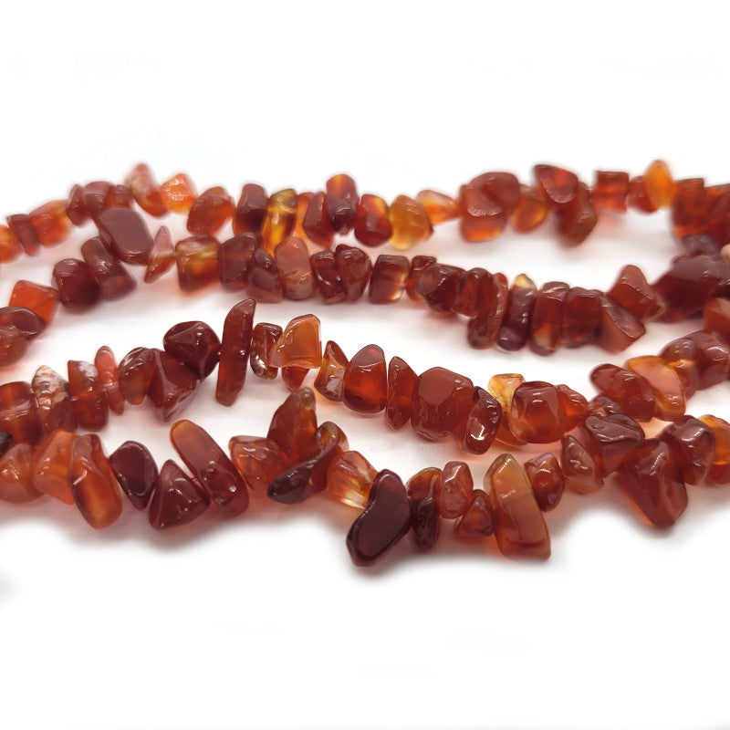 Carnelian Chip Beads