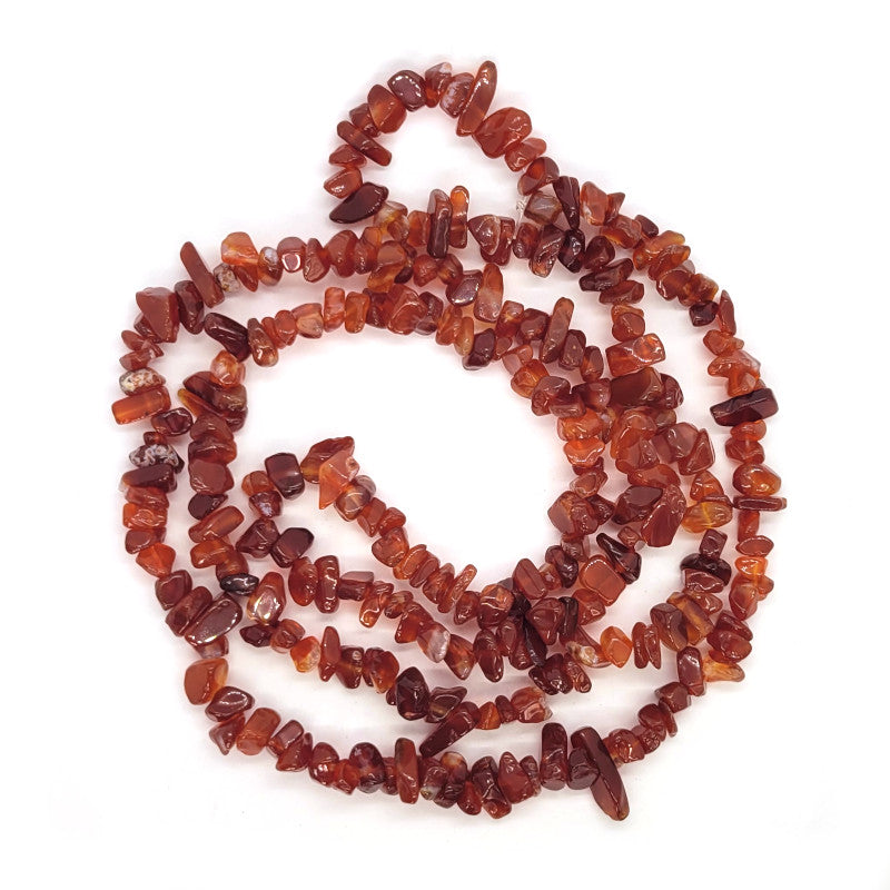 Carnelian Chip Beads