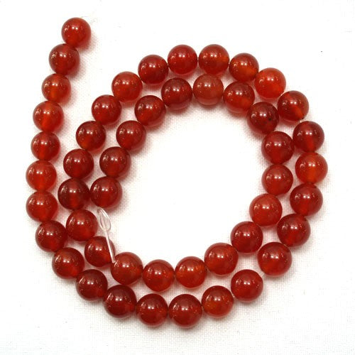 Carnelian 8mm Round Beads