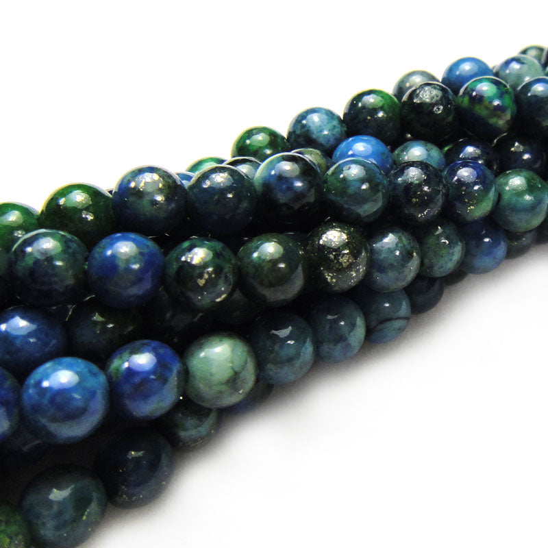 Chrysocolla 4mm Round Beads