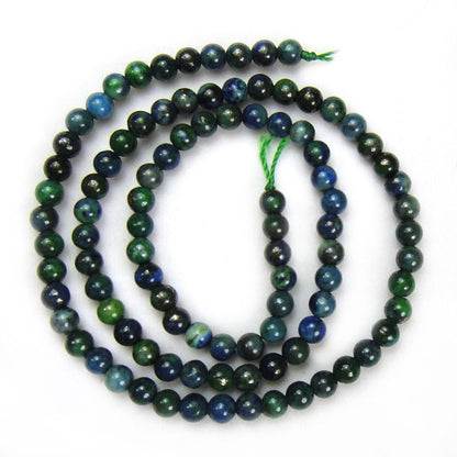 Chrysocolla 4mm Round Beads