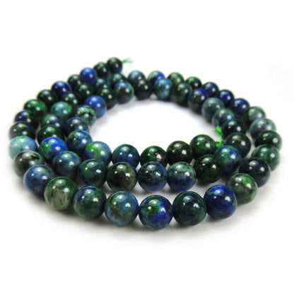 Chrysocolla 6mm Round Beads 