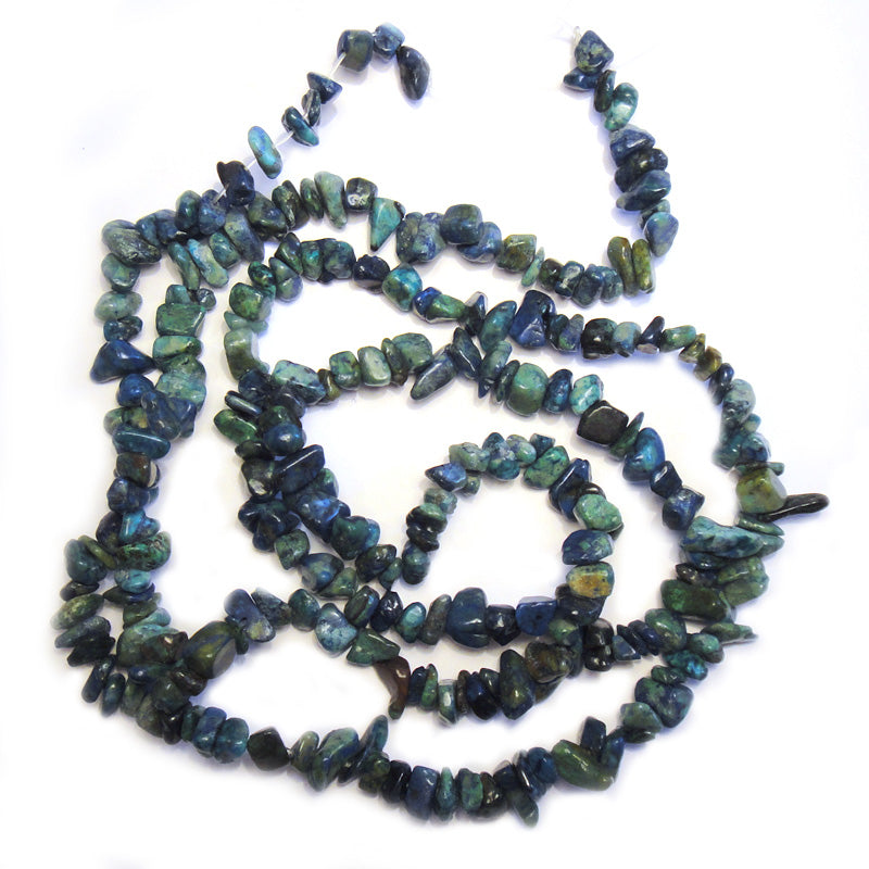 Chrysocolla Chip Beads