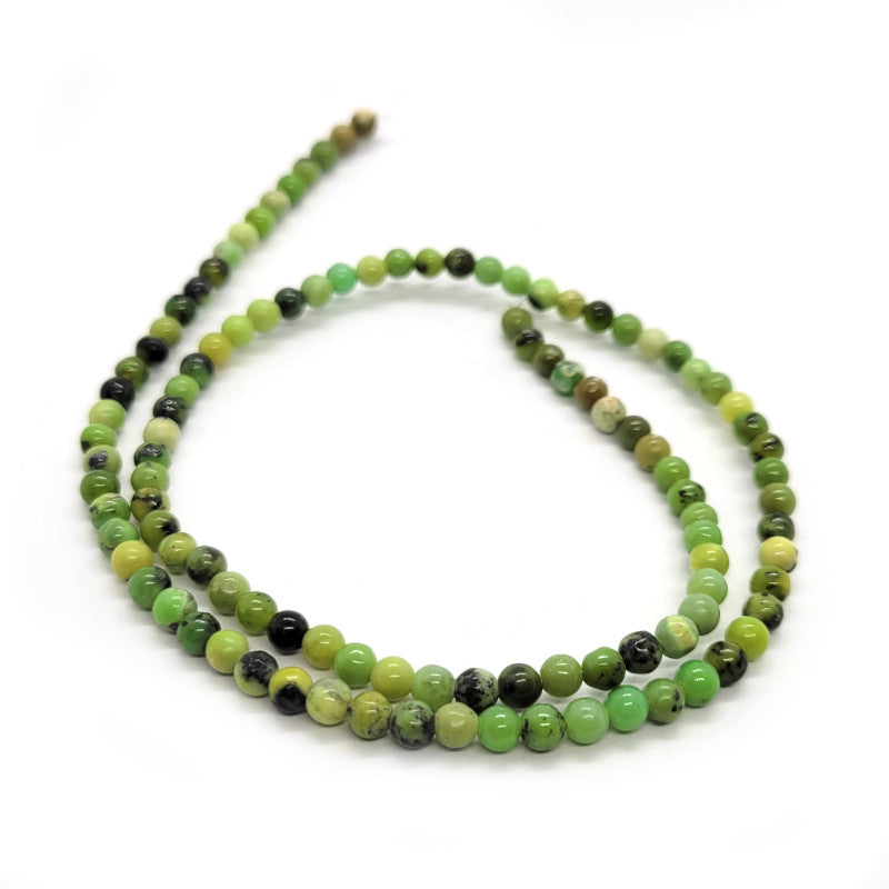 Chrysoprase 4mm Round Beads