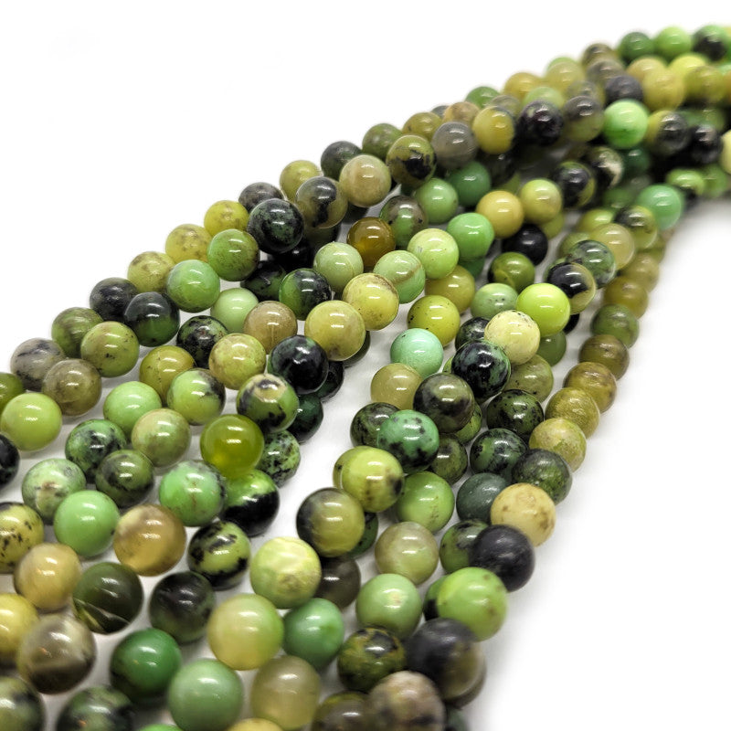 Chrysoprase 6mm Round Beads