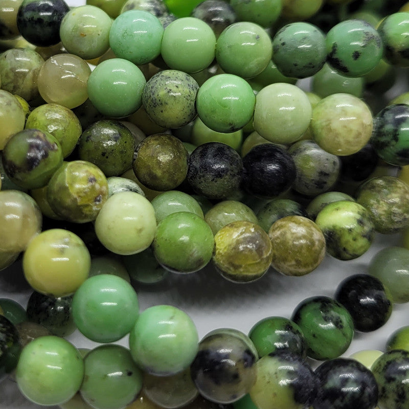 Chrysoprase 6mm Round Beads