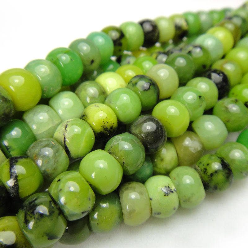 Chrysoprase 4x6mm Rondelle Beads