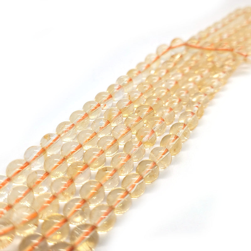 Citrine 6mm Round Beads