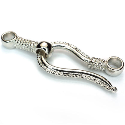 Brass Hook and S-Hook Clasp