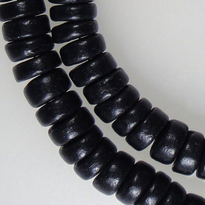 Black Coco Pokalet Wood Beads