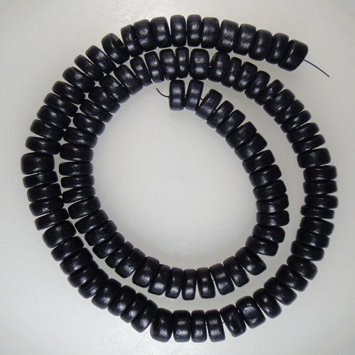 Black Coco Pokalet Wood Beads