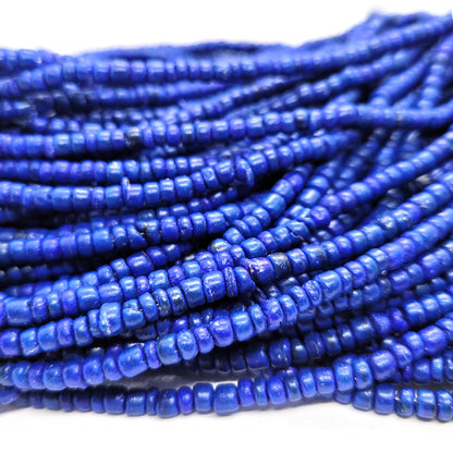 Coco Royal Blue 3x4mm Wood Beads