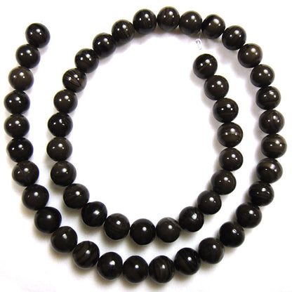 Coffee Jasper 8mm Round Beads