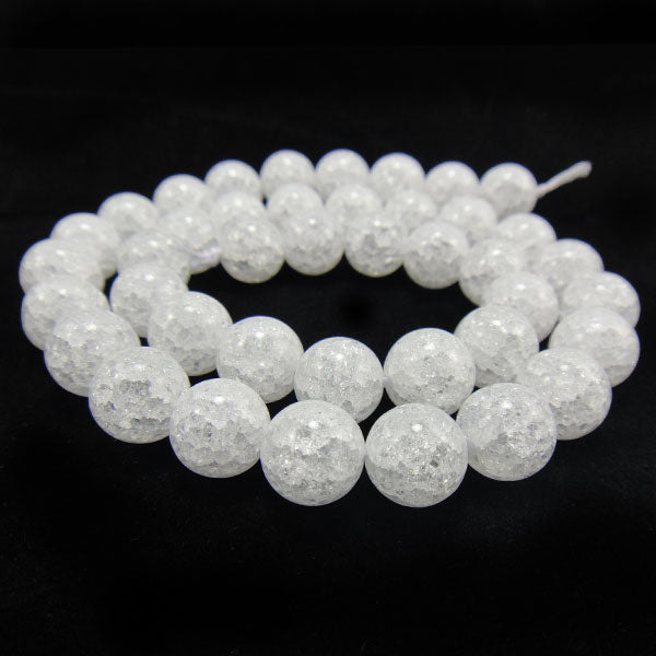 Cracked Glass 10mm Beads